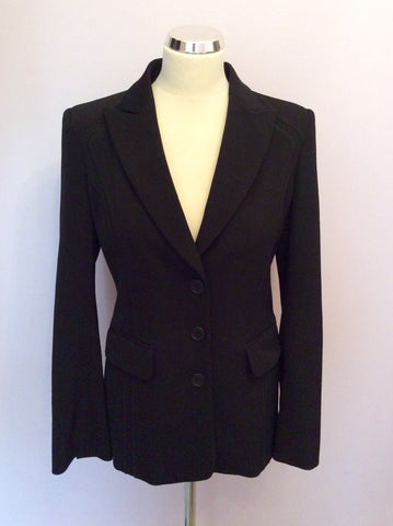 Phillipe Adec Black Jacket & Trouser Suit Size 10/12 - Whispers Dress Agency - Sold - 2