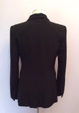 Phillipe Adec Black Jacket & Trouser Suit Size 10/12 - Whispers Dress Agency - Sold - 4