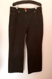 Olsen Black Straight Leg Jeans Size 18 - Whispers Dress Agency - Womens Jeans - 2