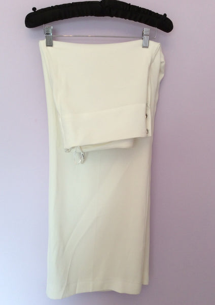 Smart Planet Ivory Trousers Size 14 Fit 16 - Whispers Dress Agency - Sold