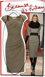 LK Bennett Brown Tweed Wool Tina Dress Size 14 - Whispers Dress Agency - Sold - 7