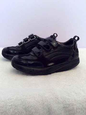 MBT Black Namo Patent Leather Trainers Size 4/37 - Whispers Dress Agency - Sold - 4