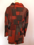 Moloko Red, Black & Grey Print Top Size L - Whispers Dress Agency - Sold - 2