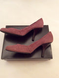 JONES THE BOOTMAKER DUSKY PINK SUEDE HEELS SIZE 5/38 - Whispers Dress Agency - Womens Heels - 4