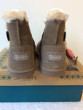 BRAND NEW SKETCHERS SHELBYS OTTAWA TAUPE SUEDE ANKLE BOOTS SIZE 6/39 - Whispers Dress Agency - Sold - 4