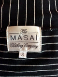 The Masai Clothing Company Black & White Stripe Top & Cardigan Size S - Whispers Dress Agency - Sold - 5