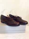 Brand New Clarks Brown Leather Lace Up Brogue Shoes Size 5.5/38.5 - Whispers Dress Agency - Sold - 4