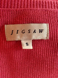 Jigsaw Pink V Neck Cotton Jumper Size M - Whispers Dress Agency - Womens Knitwear - 3