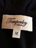 Temperley Black Silk, Merino Wool & Cashmere Tiered Dress Size M - Whispers Dress Agency - Womens Dresses - 7