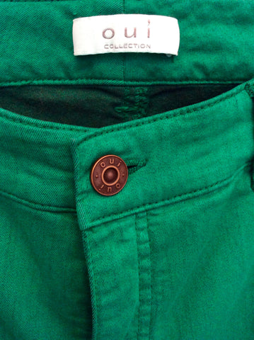 Oui Emerald Green Green Sienna Jegging Straight Leg Jeans Size 14 - Whispers Dress Agency - Sold - 2