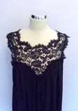 Temperley Black Lace Top Dress Size 10 - Whispers Dress Agency - Womens Dresses - 2