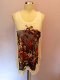 All Saints White Secret Garden Vest Size 14 - Whispers Dress Agency - Sold - 3