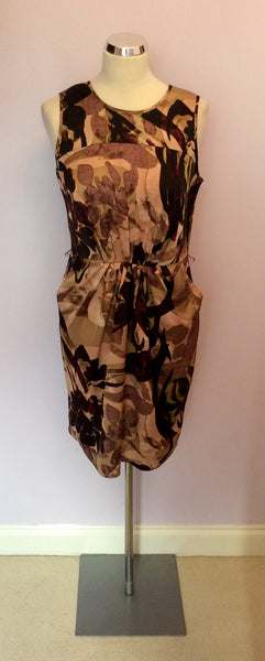 Episode Print Sleeveless Knee Length Dress Size 10 - Whispers Dress Agency - Womens Dresses - 1