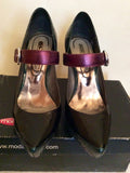 Moda In Pelle Pink, Black & Green Mary Jane Heels Size 6/39 - Whispers Dress Agency - Sold - 4