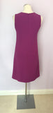 Hobbs Deep Pink Pencil Dress Size 8 - Whispers Dress Agency - Sold - 3