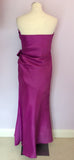 LORCAN MULLANY FOR BELLVILLE SASSOON FUSHIA PINK EVENING DRESS & BOLERO JACKET SIZE 14 - Whispers Dress Agency - Womens Eveningwear - 5