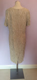 Carmelle Cream Print Dress & Long Jacket Size 18 - Whispers Dress Agency - Sold - 4