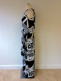 MICHEL AMBERS BLACK & WHITE JACKET, TOP & LONG WRAP SKIRT SUIT SIZE 12/14 - Whispers Dress Agency - Women suits & Tailoring - 6