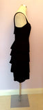 Temperley Black Tiered Occasion Dress Size 10 - Whispers Dress Agency - Womens Dresses - 3