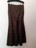 Coast Brown Matt Satin Long Evening Skirt Size 12 - Whispers Dress Agency - Sold - 2