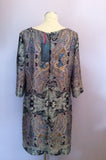 Brand New Per Una Multi Coloured Print Shift Dress Size 16 - Whispers Dress Agency - Womens Dresses - 4