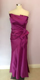 LORCAN MULLANY FOR BELLVILLE SASSOON FUSHIA PINK EVENING DRESS & BOLERO JACKET SIZE 14 - Whispers Dress Agency - Womens Eveningwear - 3