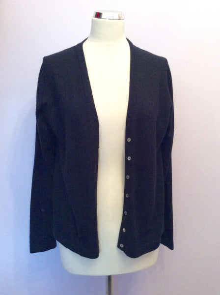 Marks & Spencer Black Merino Wool Cardigan Size 18 - Whispers Dress Agency - Sold