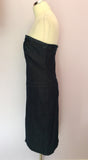 United Colours Of Benetton Blue Denim Strapless Dress Size M - Whispers Dress Agency - Womens Dresses - 2