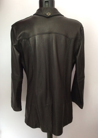 BRAND NEW OLIVER SWEENEY BLACK SOFT LEATHER JACKET SIZE 52 UK XL - Whispers Dress Agency - Mens Coats & Jackets - 3