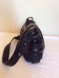 Guess By Marciano Black Leather Shoulder Bag - Whispers Dress Agency - Sold - 4