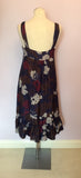 JIGSAW FLORAL PRINT SILK DRESS SIZE 12 - Whispers Dress Agency - Womens Dresses - 4