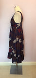 JIGSAW FLORAL PRINT SILK DRESS SIZE 12 - Whispers Dress Agency - Womens Dresses - 3