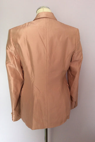 KAREN MILLEN SALMON PINK JACKET & SKIRT SUIT SIZE 12 - Whispers Dress Agency - Womens Suits & Tailoring - 3