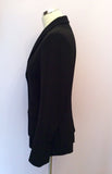 Phillipe Adec Black Jacket & Trouser Suit Size 10/12 - Whispers Dress Agency - Sold - 3