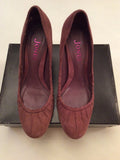 JONES THE BOOTMAKER DUSKY PINK SUEDE HEELS SIZE 5/38 - Whispers Dress Agency - Womens Heels - 2