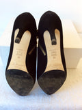 LK BENNETT DOREEN BLACK SUEDE SHOE/ BOOT SIZE 6/39 - Whispers Dress Agency - Sold - 5