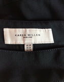 Karen Millen Black Wool Fuller Hem Skirt Size 14 - Whispers Dress Agency - Sold - 2