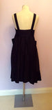 Burberry Black Cotton Summer Dress Size 10 - Whispers Dress Agency - Sold - 4