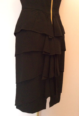 Temperley Black Tiered Occasion Dress Size 10 - Whispers Dress Agency - Womens Dresses - 4