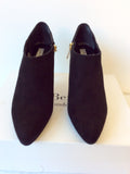 LK BENNETT DOREEN BLACK SUEDE SHOE/ BOOT SIZE 6/39 - Whispers Dress Agency - Sold - 3