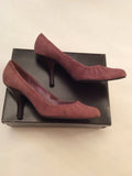 JONES THE BOOTMAKER DUSKY PINK SUEDE HEELS SIZE 5/38 - Whispers Dress Agency - Womens Heels - 3