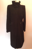 Planet Black Wool Blend Coat Size 12 - Whispers Dress Agency - Sold - 4